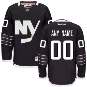 NHL New York Islanders Trikot Benutzerdefinierte Reebok 3rd Schwarz Authentic